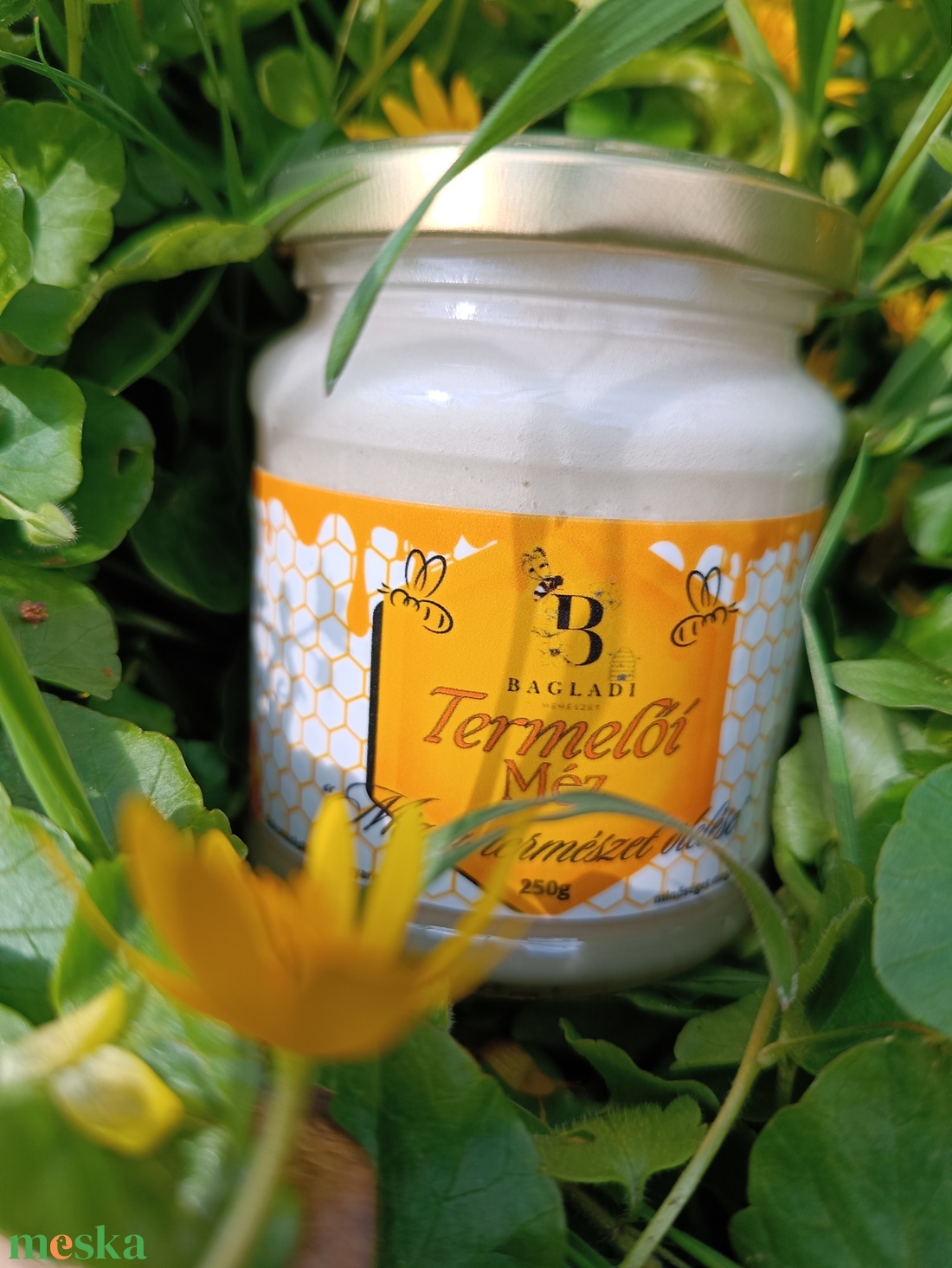 Selymes Termelői Krémméz (250g) � 100% tiszta méz, krémesített állagban  - élelmiszer - méz & propolisz - Meska.hu