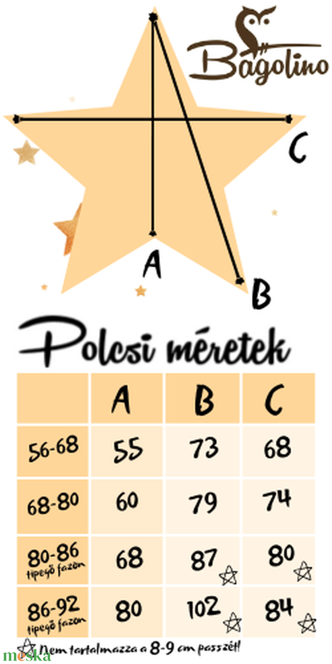 Tavaszi/őszi Babacsillag  plüss + pamut  - otthon & életmód - babaszoba, gyerekszoba - baba hálózsák, bundazsák - Meska.hu