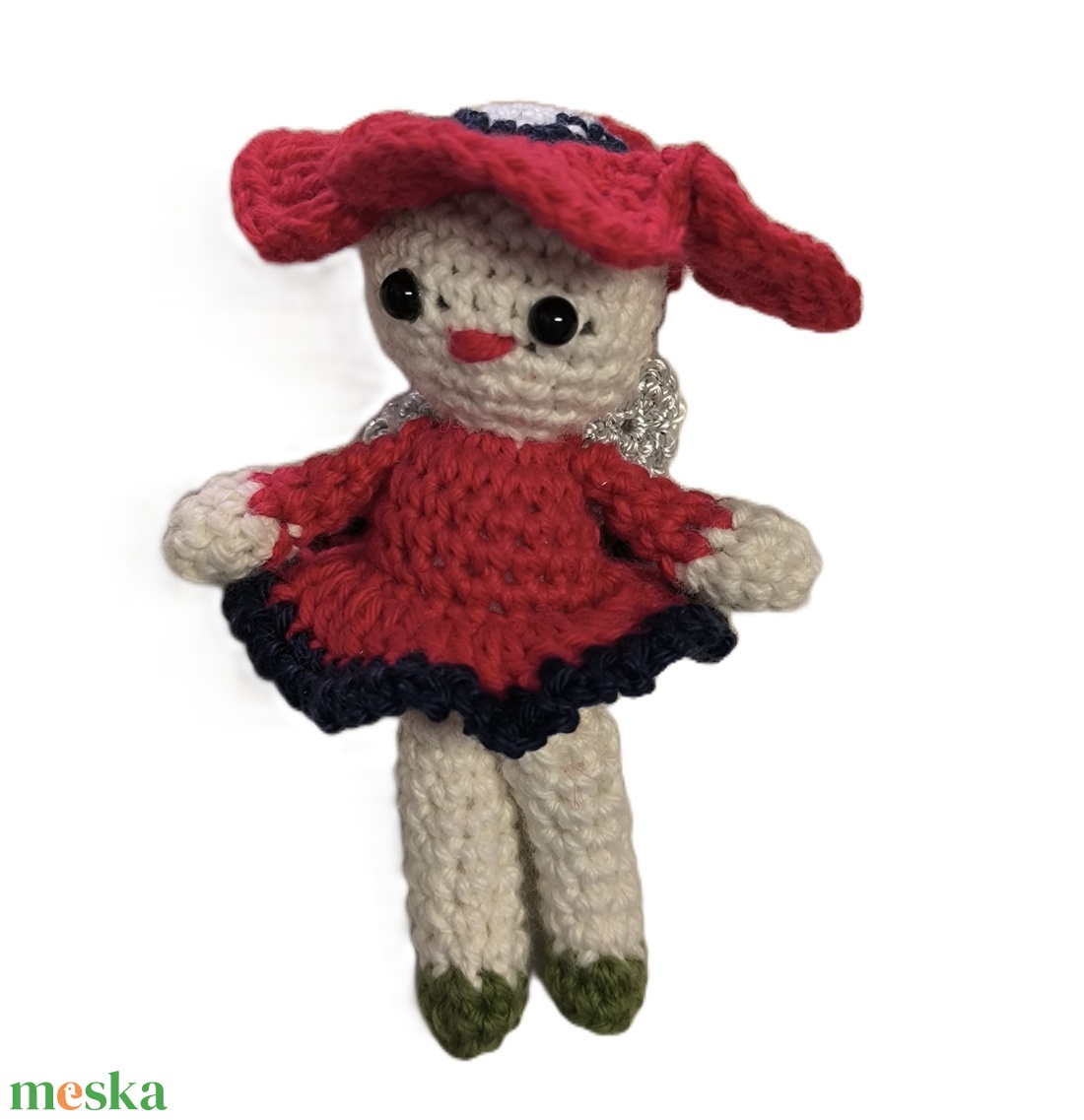 Amigurumi Pipacs virág figura - játék & sport - plüssállat & játékfigura - más figura - Meska.hu