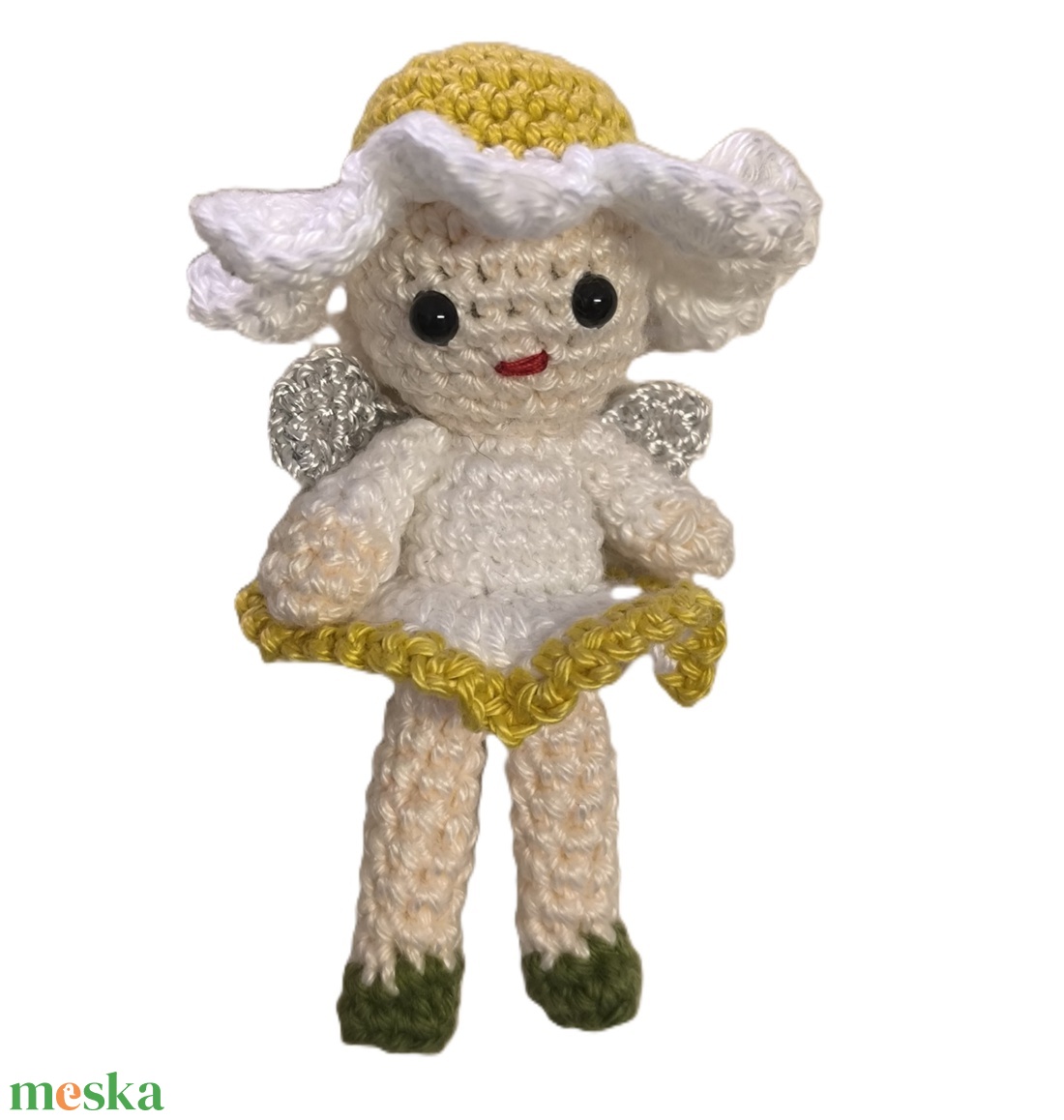 Amigurumi virág figura- margaréta - játék & sport - plüssállat & játékfigura - más figura - Meska.hu