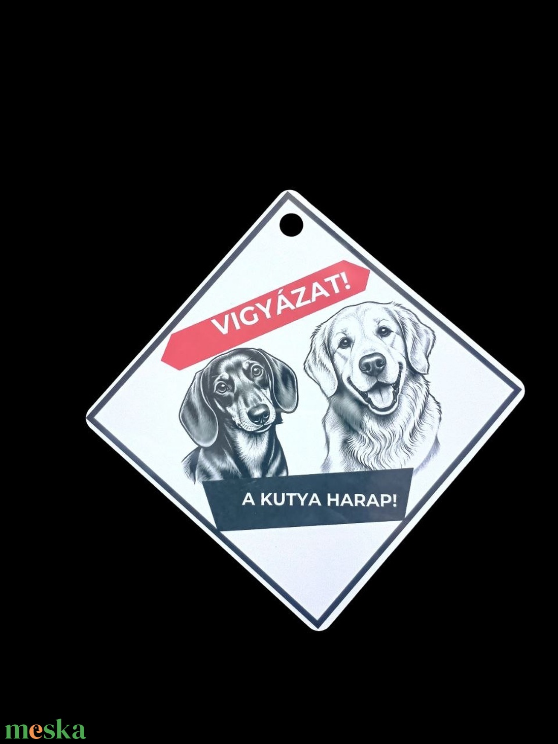 Egyedi fém felakasztható tábla � saját képpel, felirattal vagy mintával - otthon & életmód - dekoráció - ajtó- és ablak dekoráció - ajtótábla - Meska.hu