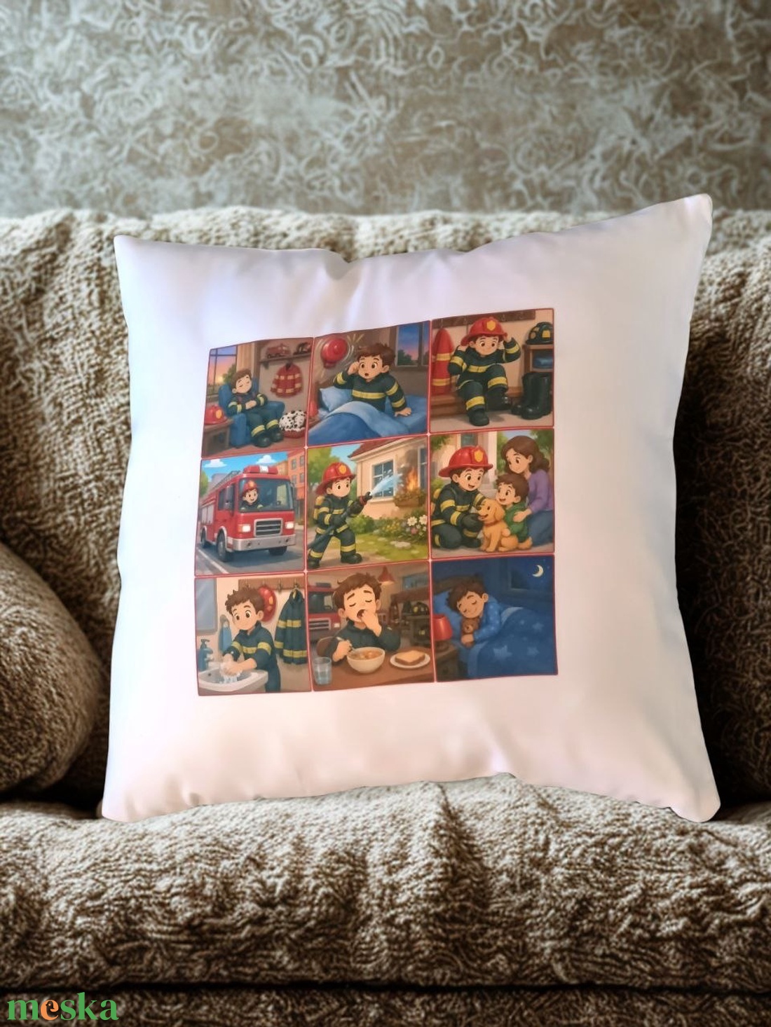 Egyedi párna saját képpel, névvel vagy mintával � 38x38 cm - otthon & életmód - lakástextil - párna & párnahuzat - forma párna - Meska.hu