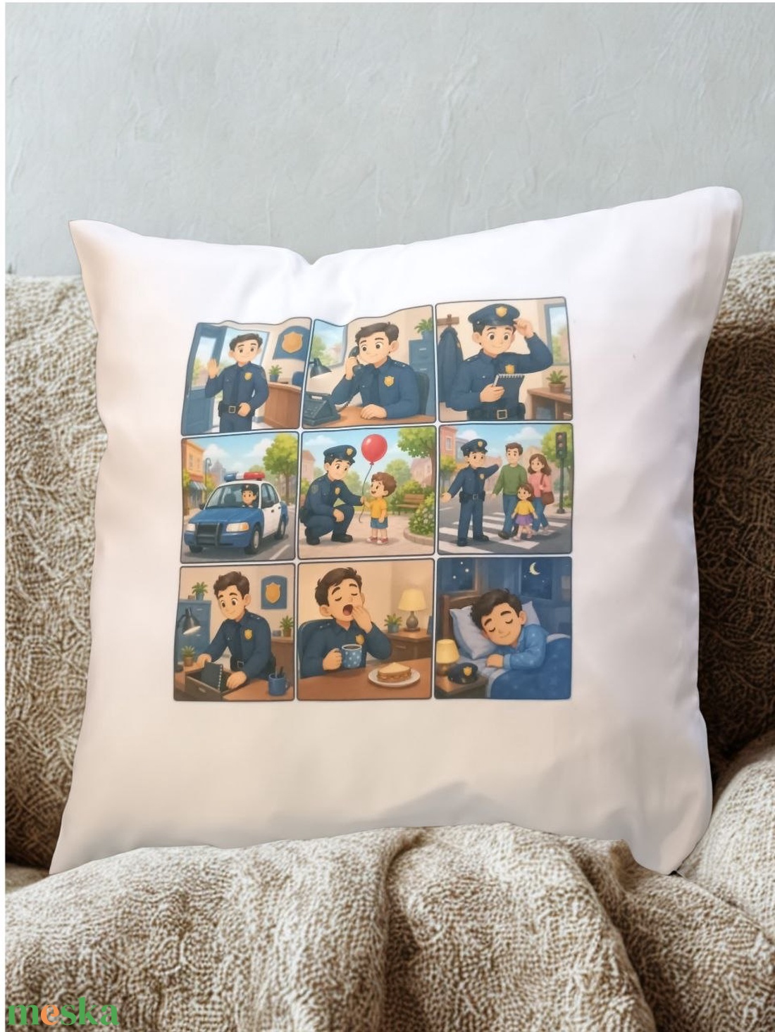 Egyedi párna saját képpel, névvel vagy mintával � 38x38 cm - otthon & életmód - lakástextil - párna & párnahuzat - forma párna - Meska.hu