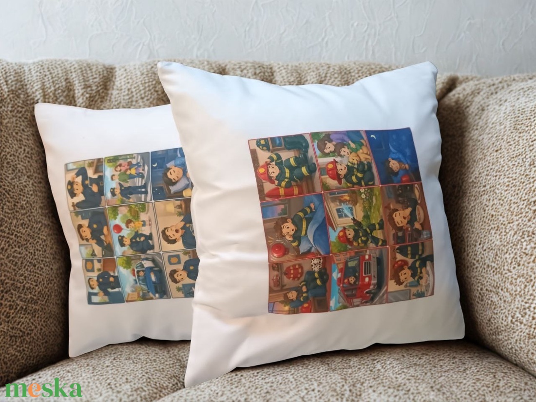 Egyedi párna saját képpel, névvel vagy mintával � 38x38 cm - otthon & életmód - lakástextil - párna & párnahuzat - forma párna - Meska.hu