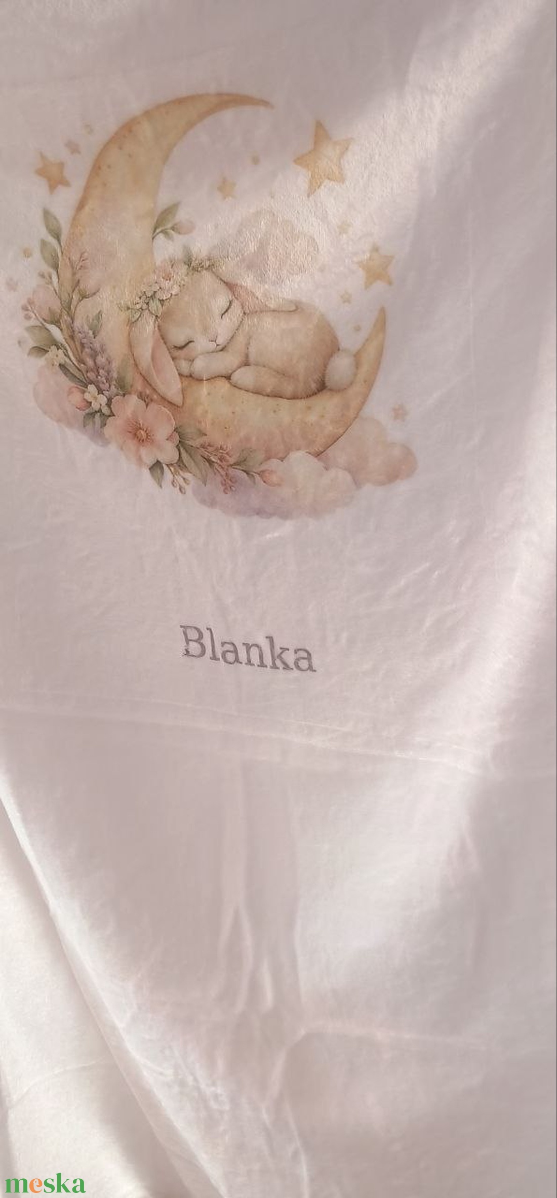 Egyedi plüss babatakaró névvel, fényképpel vagy saját mintával - baba - mama - baba ágynemű - babatakaró, gyerek pléd - Meska.hu