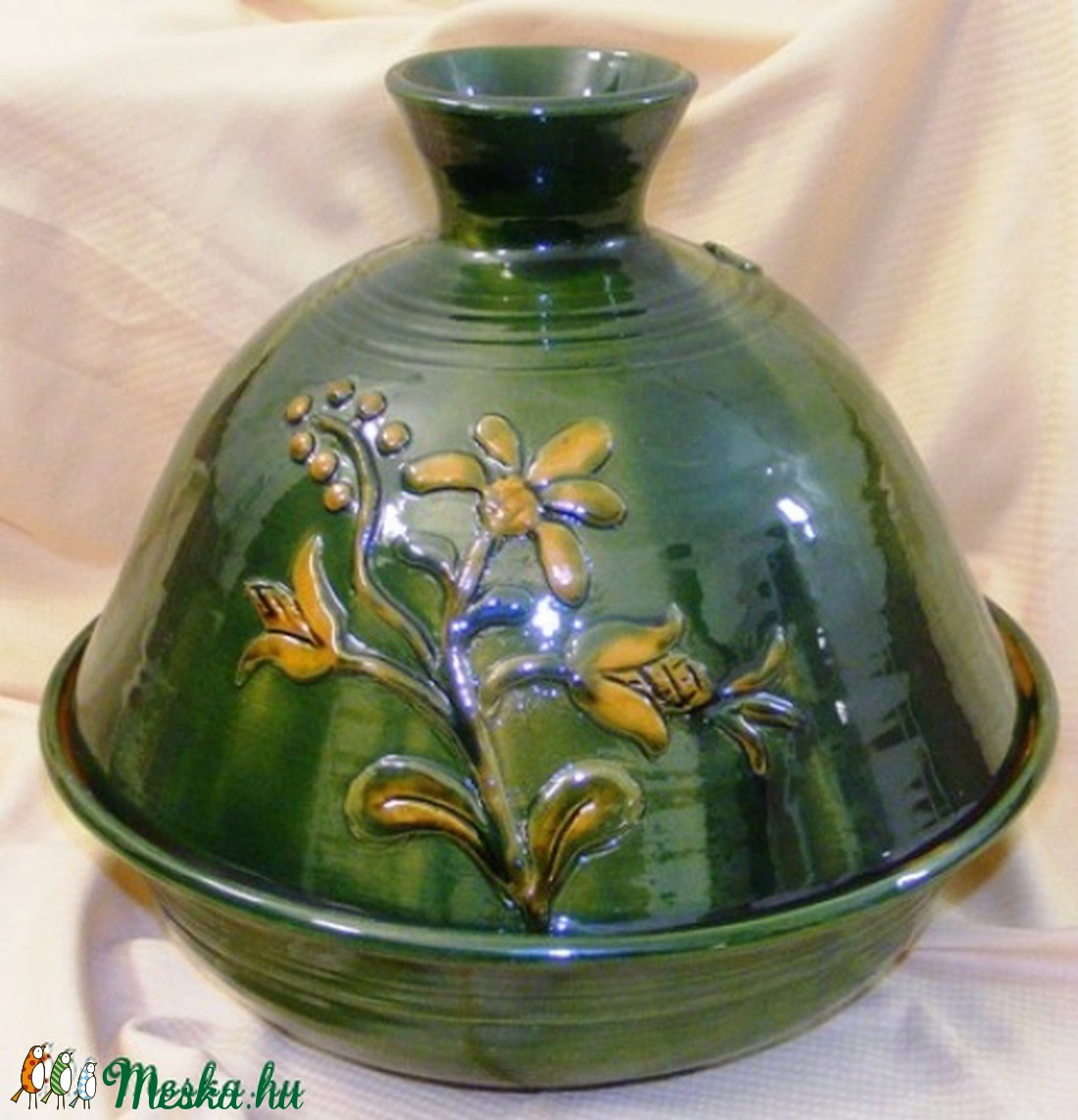 Marokkói edény-Tazsin életfa motívummal -  - Meska.hu