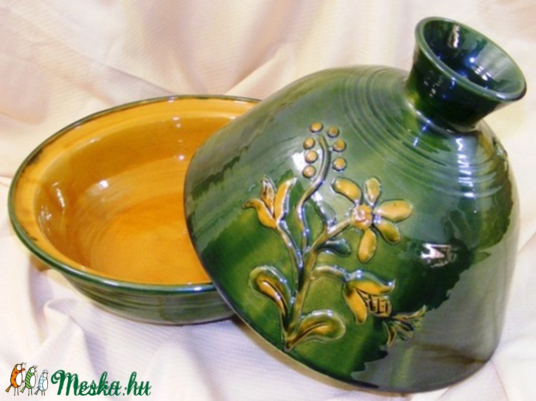 Marokkói edény-Tazsin életfa motívummal -  - Meska.hu