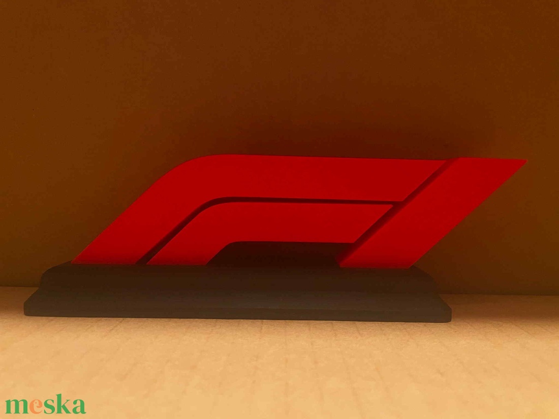 Formula 1 (F1) logó asztali dísz - otthon & életmód - dekoráció - dísztárgy - Meska.hu