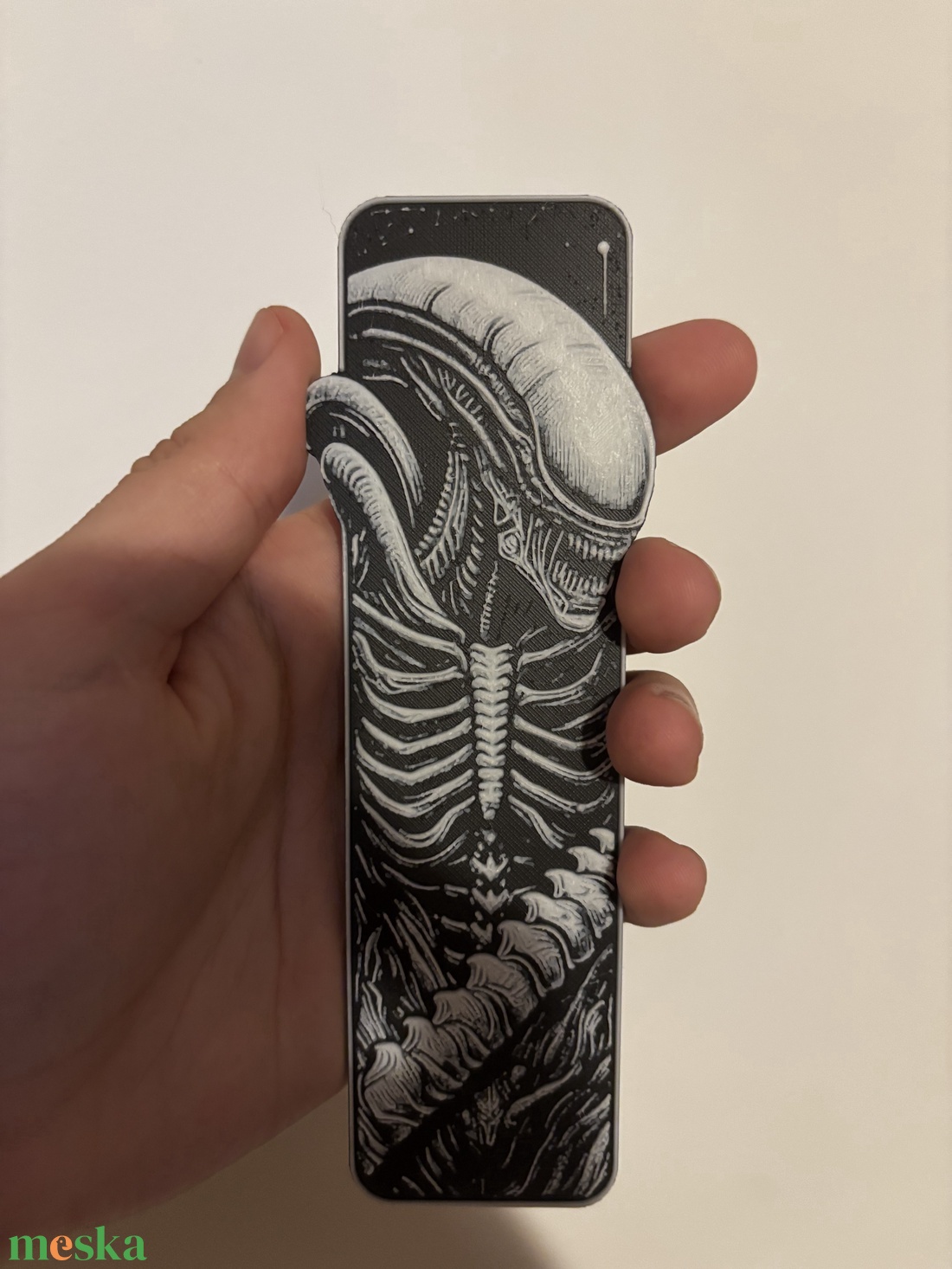 Alien Xenomorph 3D Nyomtatott Könyvjelző - könyv & zene - könyvjelző - Meska.hu