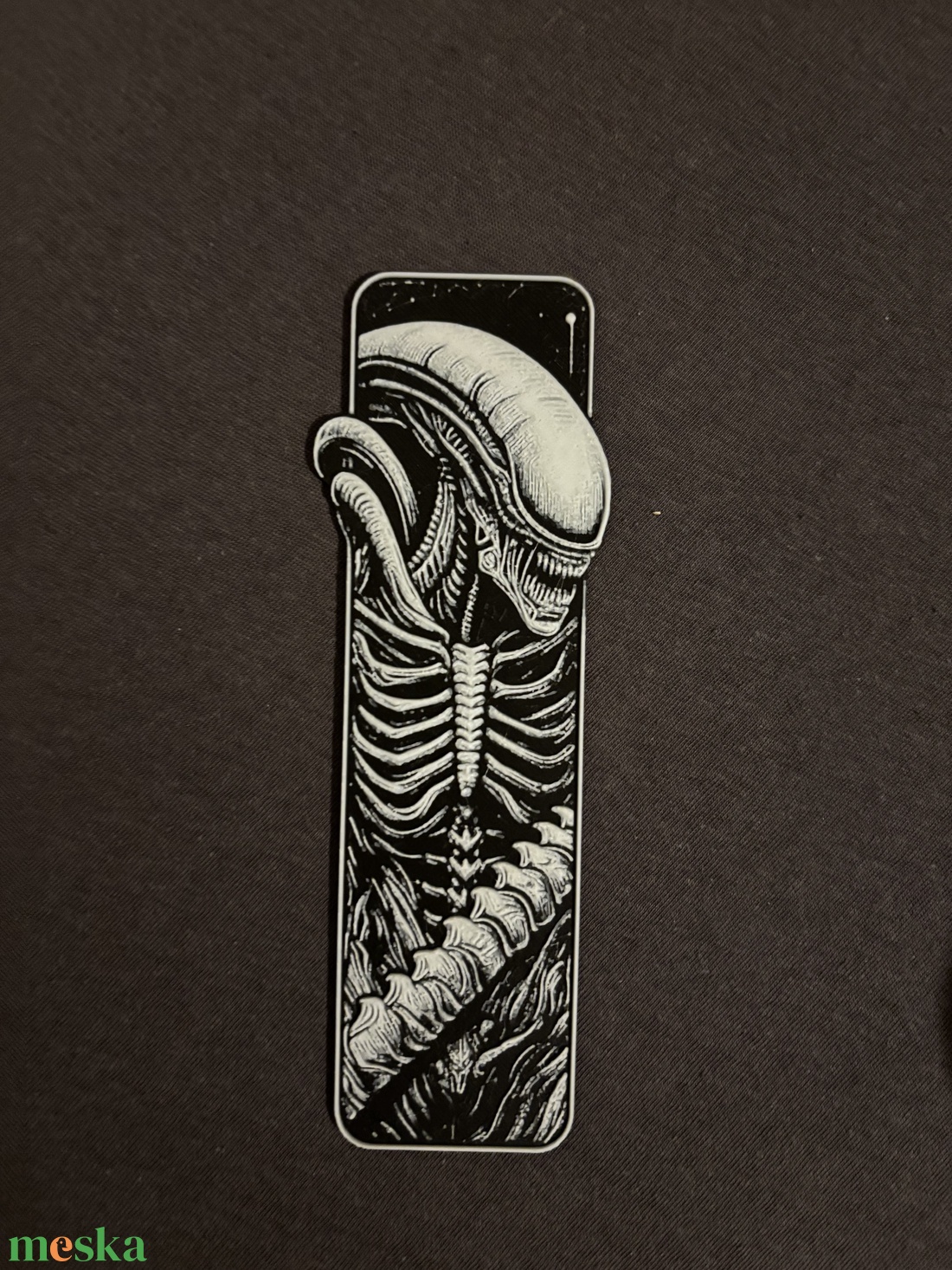 Alien Xenomorph 3D Nyomtatott Könyvjelző - könyv & zene - könyvjelző - Meska.hu