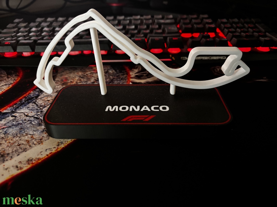 Formula 1  (F1) Monaco pályadísz - otthon & életmód - dekoráció - asztal és polc dekoráció - zuzmódekoráció, mohadekoráció - Meska.hu