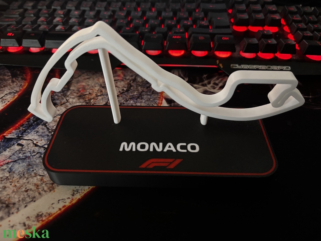 Formula 1  (F1) Monaco pályadísz - otthon & életmód - dekoráció - asztal és polc dekoráció - zuzmódekoráció, mohadekoráció - Meska.hu