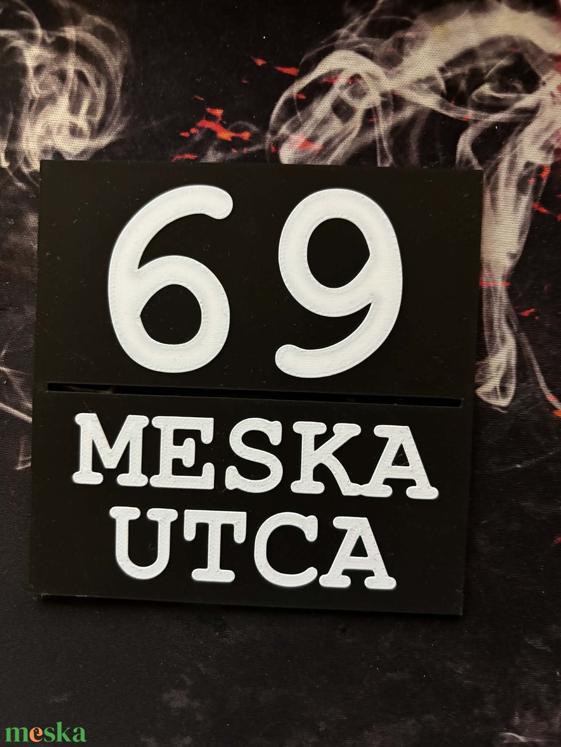 Egyedi házszámtábla időjárásálló ASA anyagból - otthon & életmód - ház & kert - házszám - Meska.hu