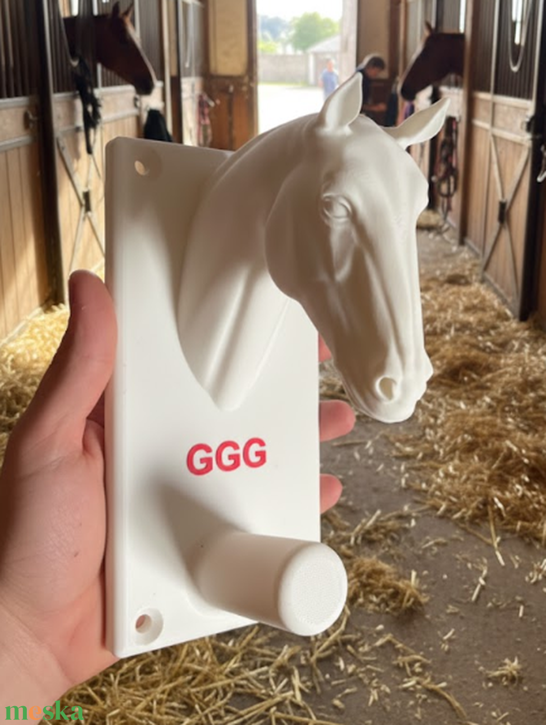 Egyedi névre szóló lófejes kantárakasztó / kantár tartó PETG anyagból - játék & sport - sport és kikapcsolódás - lovaglás - Meska.hu