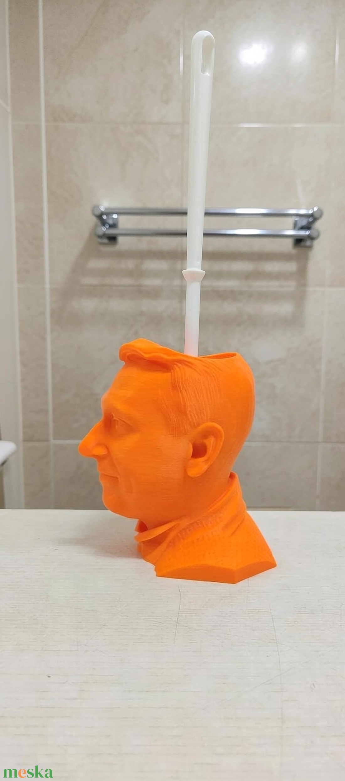 Lázár János wc kefet tartó, vagy dísz - otthon & életmód - fürdőszoba - fürdőszobai dekoráció - Meska.hu