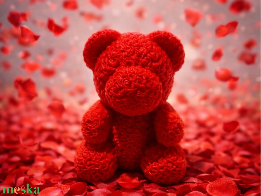 Szerelem maci - esküvő - dekoráció - asztaldísz - Meska.hu