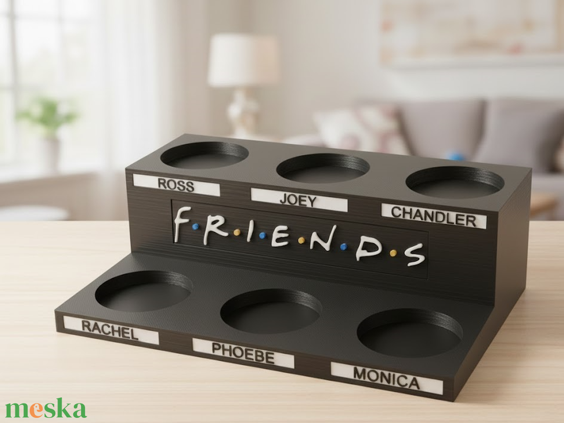  Mcdonalds Friends/Jóbarátok figuratartó állvány - otthon & életmód - dekoráció - asztal és polc dekoráció - dekorációs tál, tartó - Meska.hu