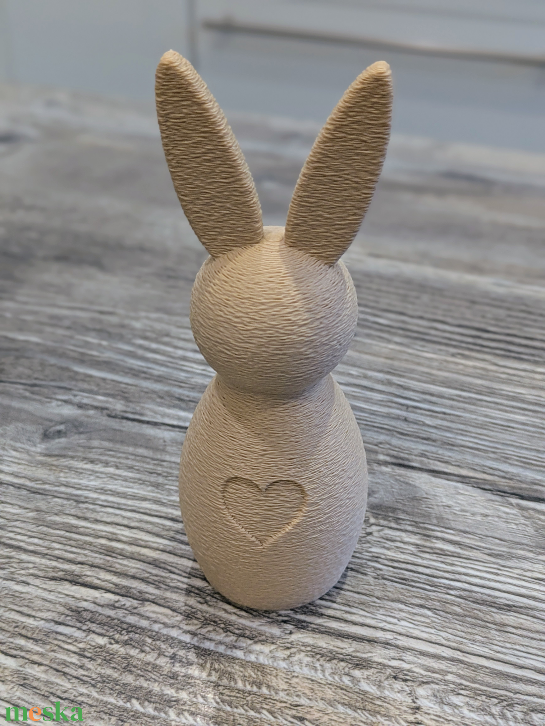 3D Nyomtatott Húsvéti modern nyuszis dekoráció - ünnepi díszek, dekorációk - húsvéti díszek és dekorációk - húsvéti asztaldíszek - Meska.hu