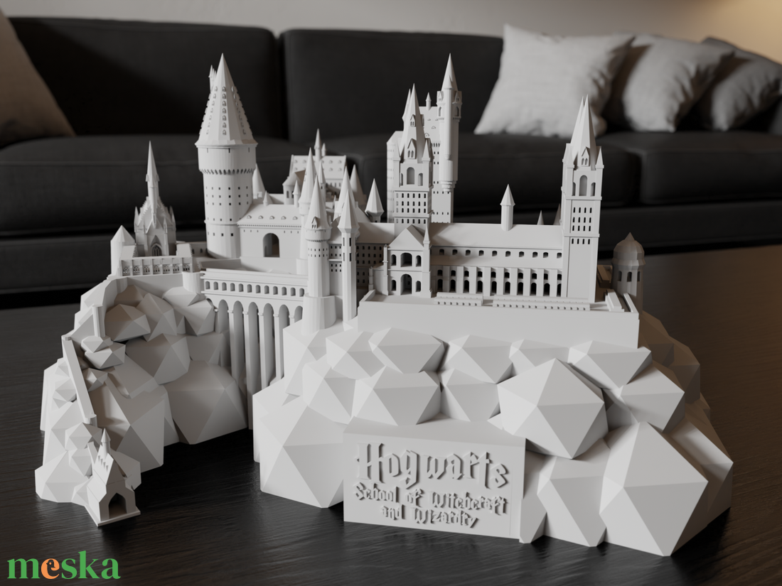 Részletgazdag Hogwarts (Roxfort) Kastély Makett � A mágia nálad kezdődik! - művészet - makett, modell - Meska.hu