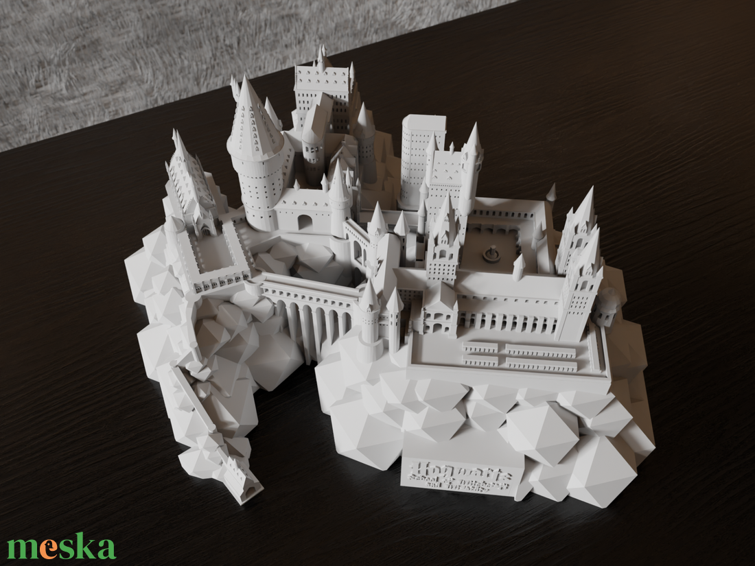 Részletgazdag Hogwarts (Roxfort) Kastély Makett � A mágia nálad kezdődik! - művészet - makett, modell - Meska.hu
