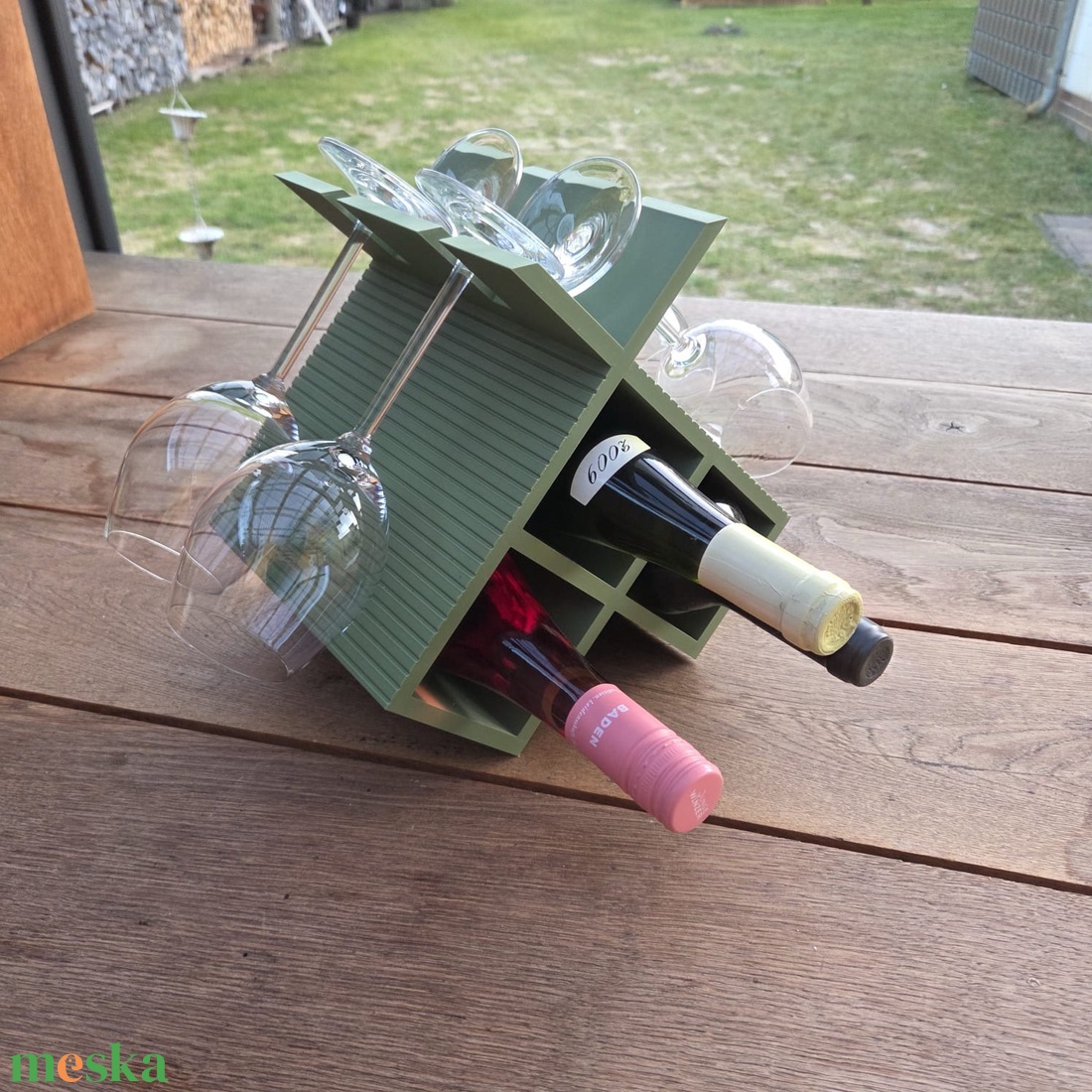 Design Bor és Pohártartó Rendszerező  - otthon & életmód - konyhafelszerelés, tálalás - tálalás - bortartó - Meska.hu