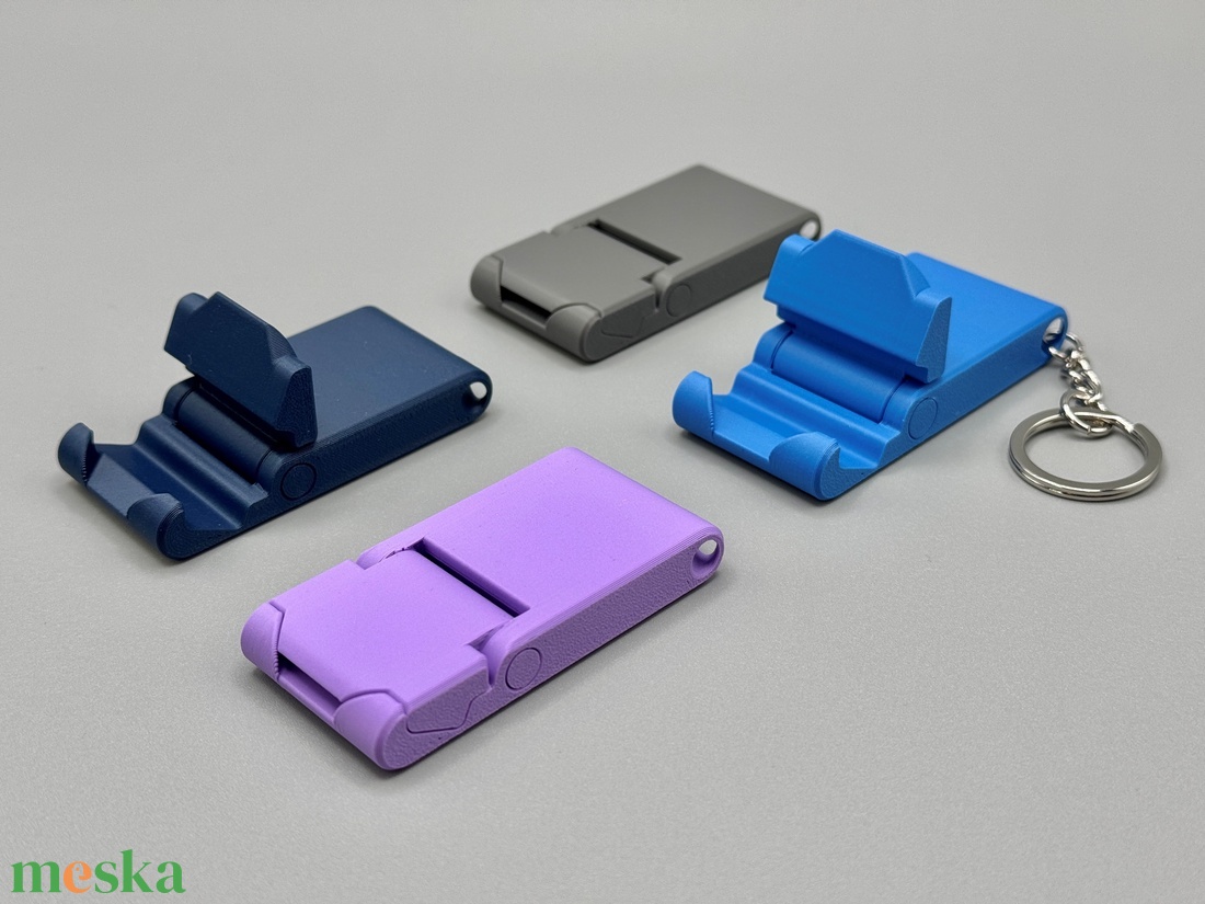 Hordozható kulcstartós mini telefontartó állvány - otthon & életmód - tárolás & rendszerezés - asztali telefontartó - Meska.hu