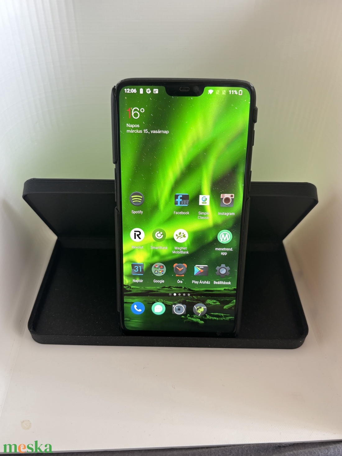 Mi hazánk logós telefontartó, dísz és rendszerező - otthon & életmód - tárolás & rendszerezés - asztali telefontartó - Meska.hu