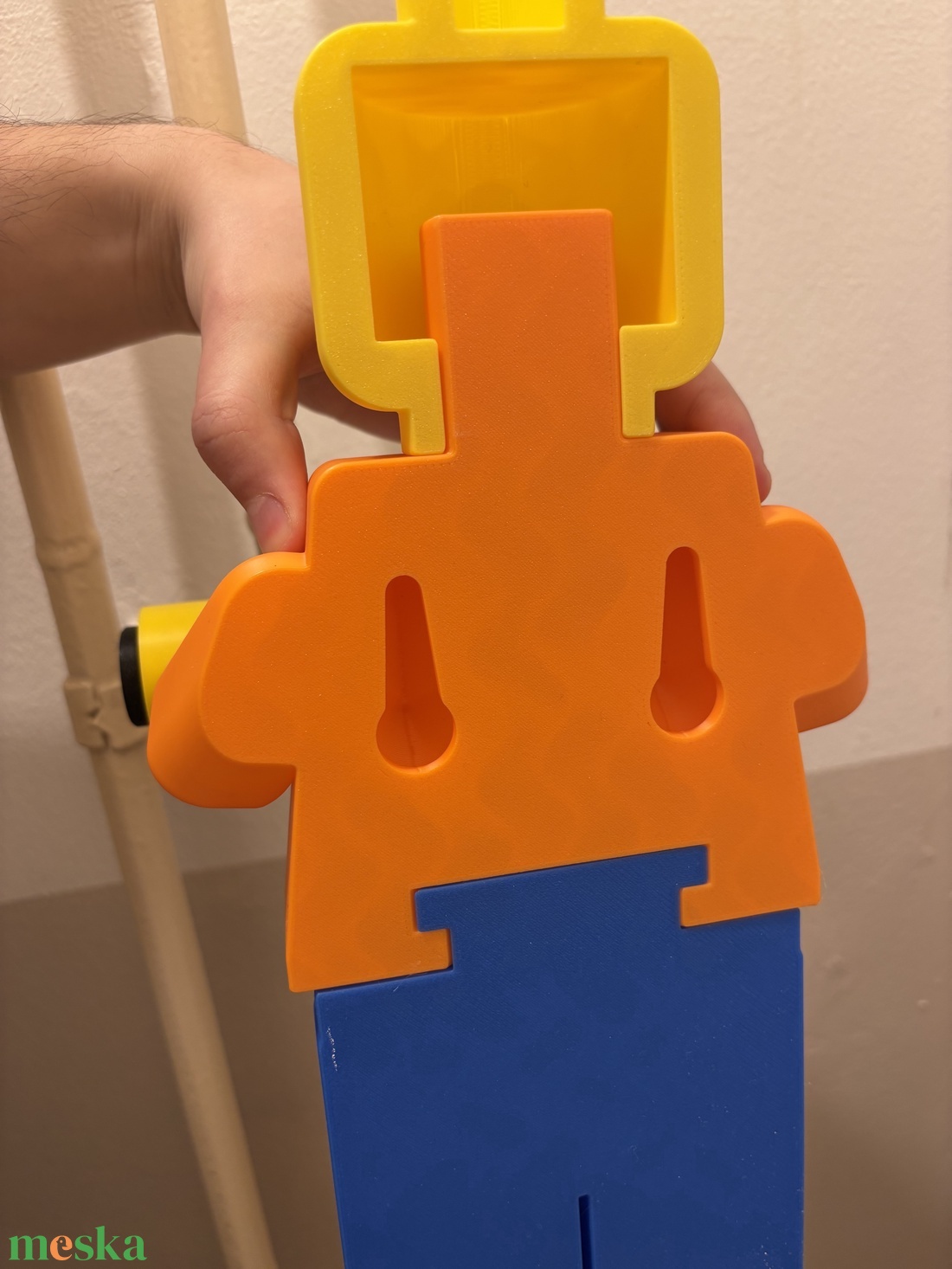 LEGO stílusú WC-papír tartó 34 cm- 3d nyomtatott fürdőszoba dekoráció - otthon & életmód - fürdőszoba - fürdőszobai tároló - Meska.hu