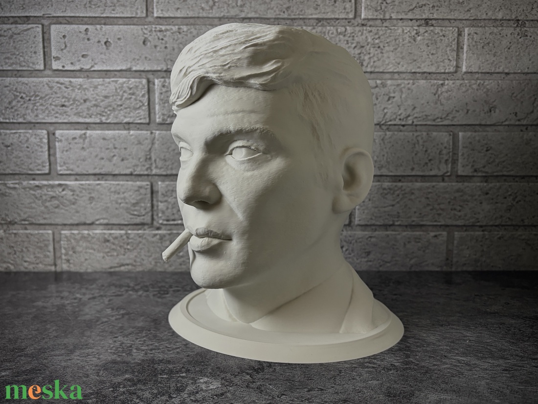 Tommy Shelby 3D Nyomtatott Headset Tartó � By Order of the Peaky Blinders! - otthon & életmód - dekoráció - asztal és polc dekoráció - könyvszobor - Meska.hu