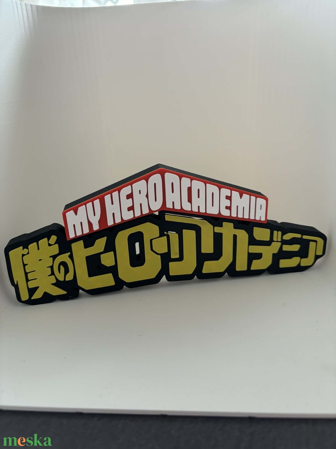 My Hero Academia 3D Logó � Prémium Anime Falidísz és Asztali Dekoráció (MHA) - otthon & életmód - dekoráció - dísztárgy - Meska.hu