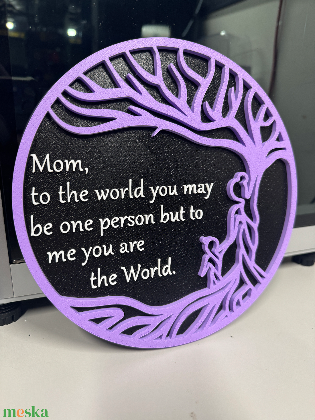Személyre szabható Életfa dísz Édesanyáknak � Egyedi szöveggel és választható színekben - esküvő - emlék & ajándék - szülőköszöntő ajándék - Meska.hu