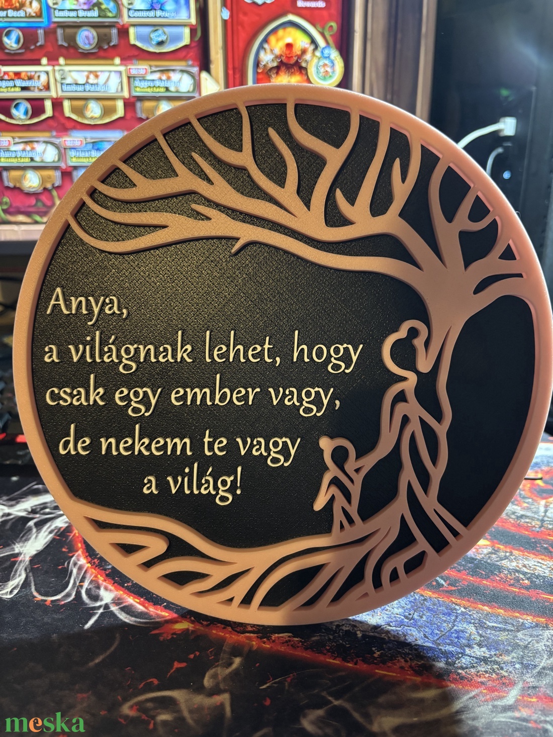 Személyre szabható Életfa dísz Édesanyáknak � Egyedi szöveggel és választható színekben - esküvő - emlék & ajándék - szülőköszöntő ajándék - Meska.hu