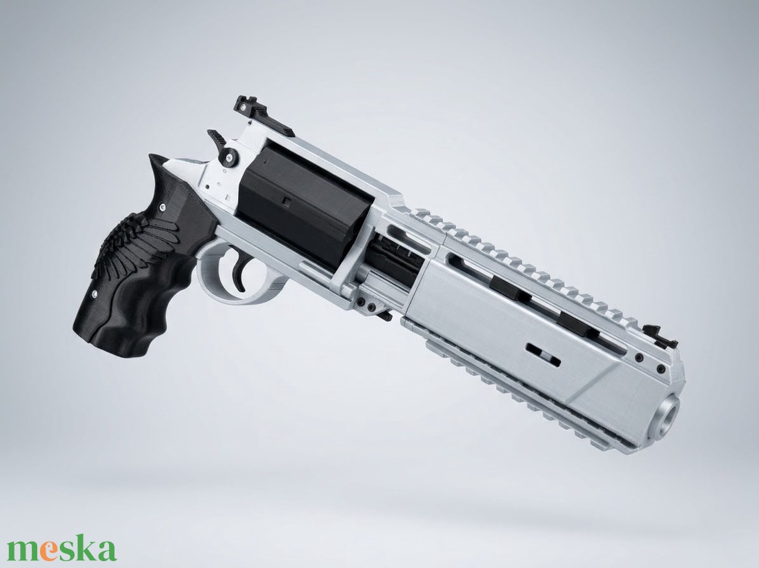 Resident Evil Requiem DSH-12 Revolver 1/1 replika 35cm - 3d nyomtatott dísz/cosplay kiegészítő - ruha & divat - jelmez & álarc - jelmez - Meska.hu