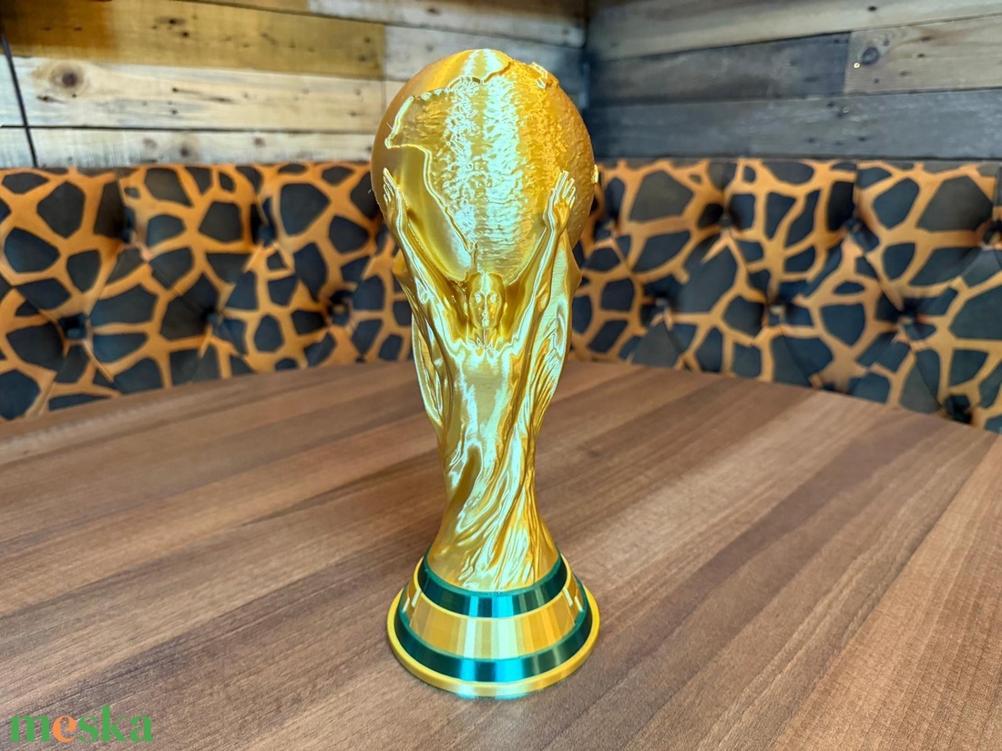 FIFA World Cup 2026 trófea 3D nyomtatott  díszfigura 15cm magas - játék & sport - sport és kikapcsolódás - labdajátékok - Meska.hu
