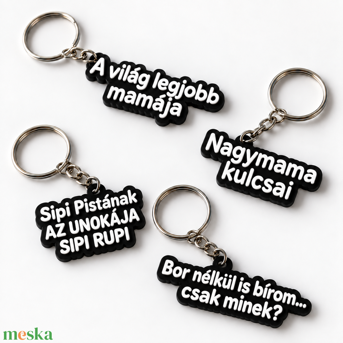 Egyedi kulcstartó saját felirattal � személyre szabott 3D nyomtatott ajándék - táska & tok - kulcstartó & táskadísz - kulcstartó - Meska.hu