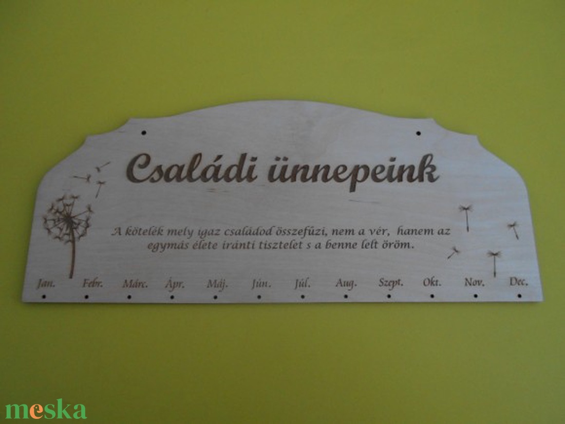 Családi Ünnepeink naptártábla - otthon & életmód - dekoráció - fali és függő dekoráció - falinaptár & öröknaptár - Meska.hu Családi Ünnepeink naptártábla - otthon & életmód - dekoráció - fali és függő dekoráció - falinaptár & öröknaptár - Meska.hu