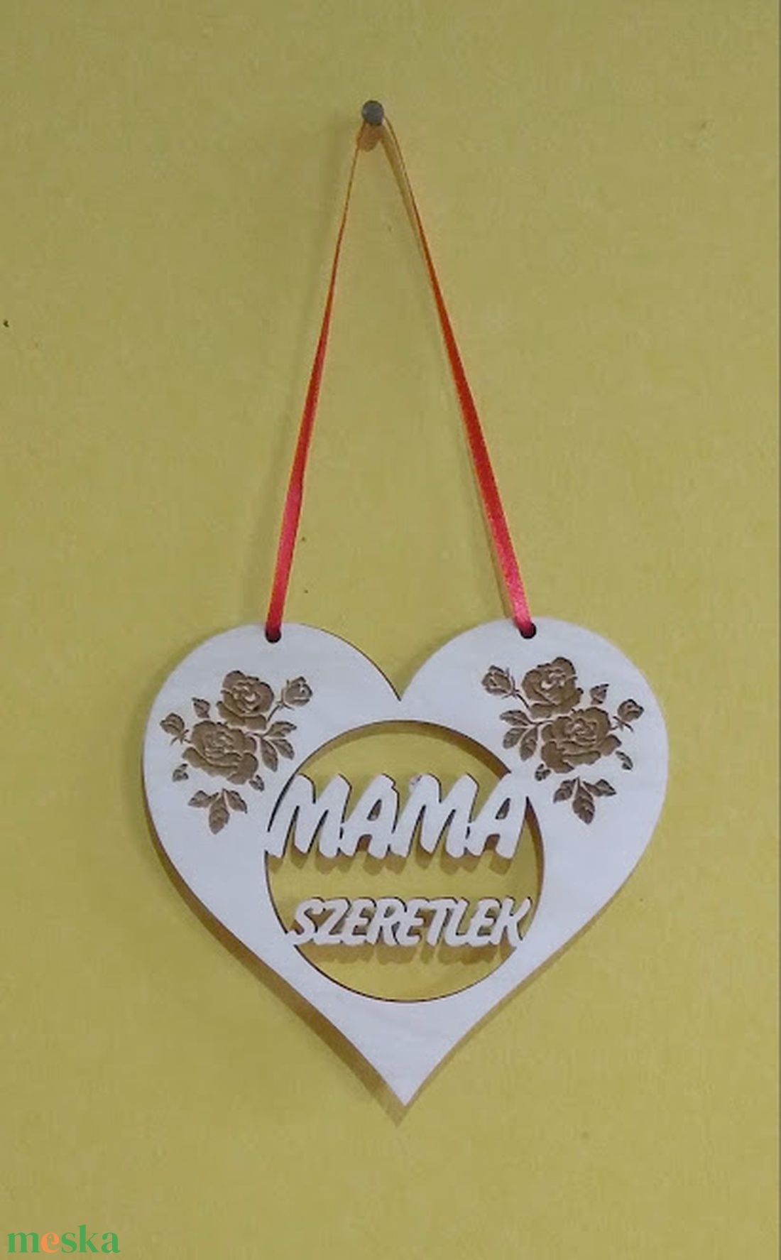 Szeretlek Anya vagy Mama szív - otthon & életmód - Meska.hu Szeretlek Anya vagy Mama szív - otthon & életmód - Meska.hu