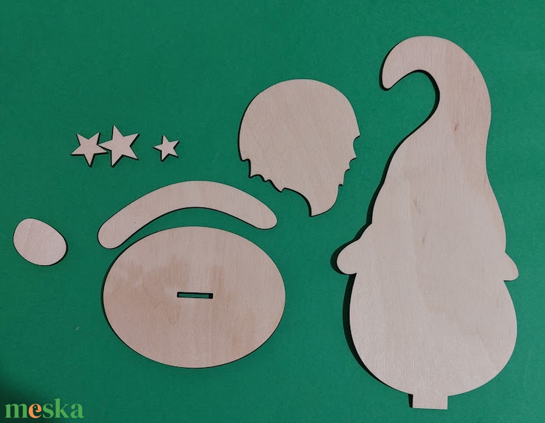 Karácsonyi manó - kellékek & szerszámok - dekorációs kellékek - figurák - Meska.hu