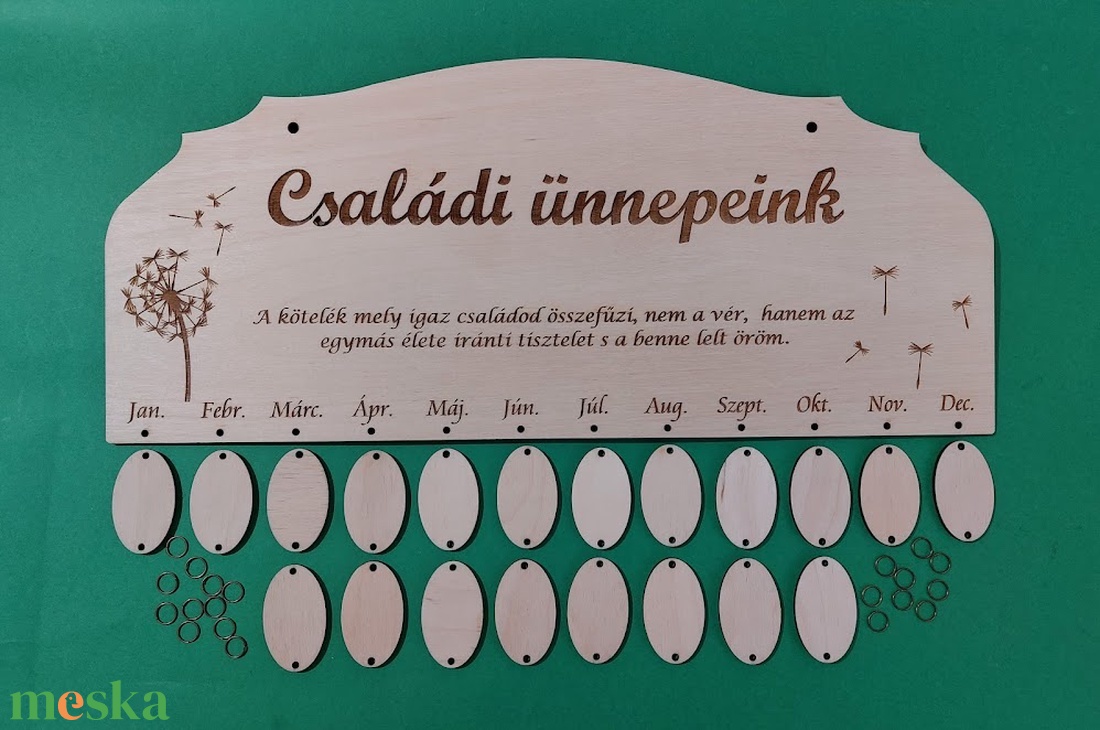 Családi Ünnepeink naptártábla - otthon & életmód - dekoráció - fali és függő dekoráció - falinaptár & öröknaptár - Meska.hu Családi Ünnepeink naptártábla - otthon & életmód - dekoráció - fali és függő dekoráció - falinaptár & öröknaptár - Meska.hu