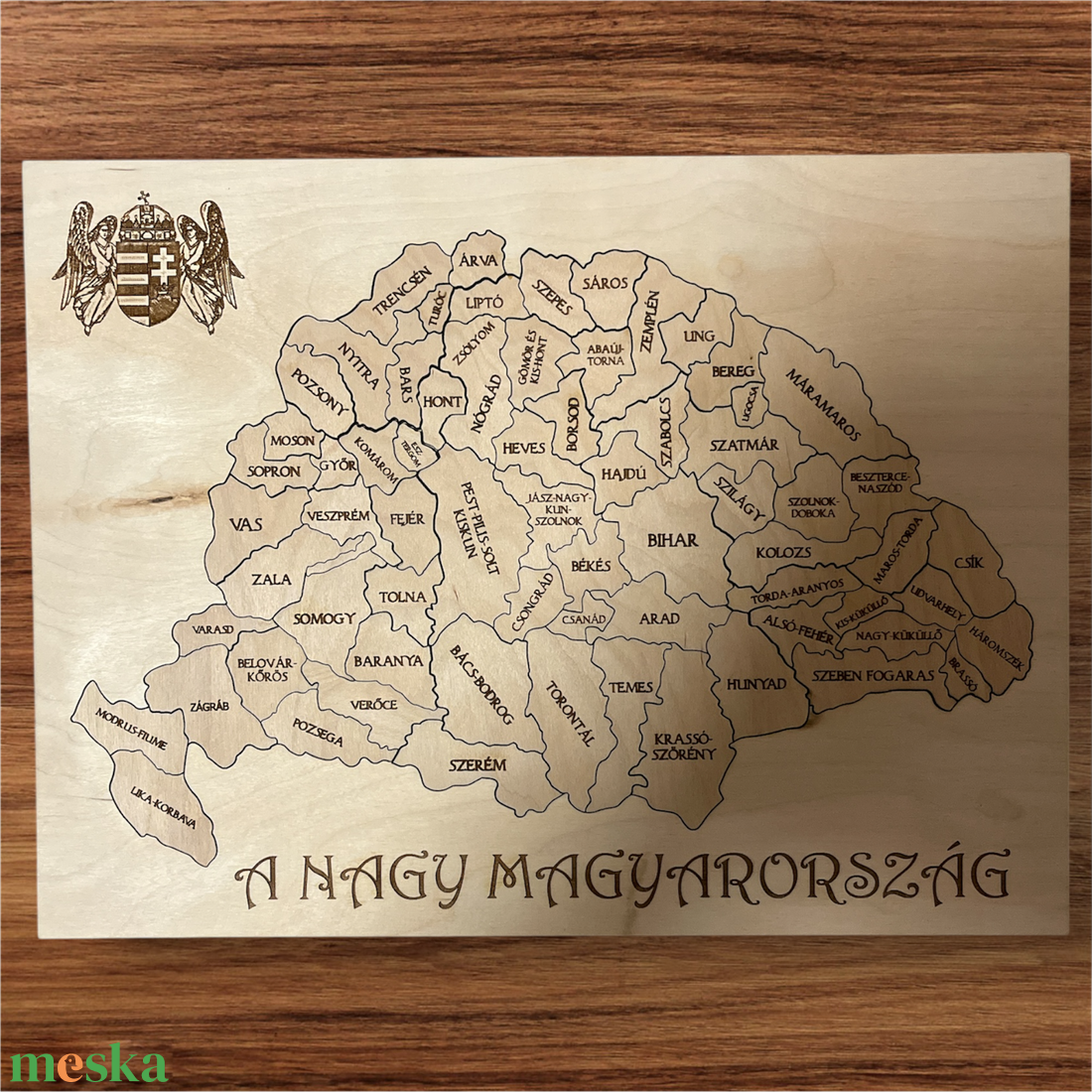 Nagy Magyarország 68 részes puzzle - játék & sport - puzzle - forma puzzle - Meska.hu