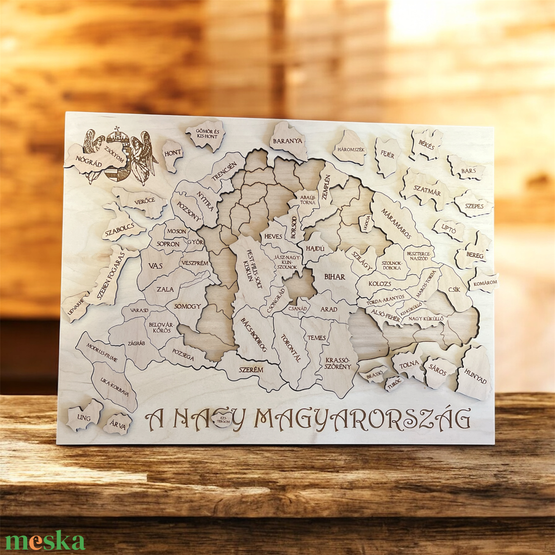 Nagy Magyarország 68 részes puzzle - játék & sport - puzzle - forma puzzle - Meska.hu