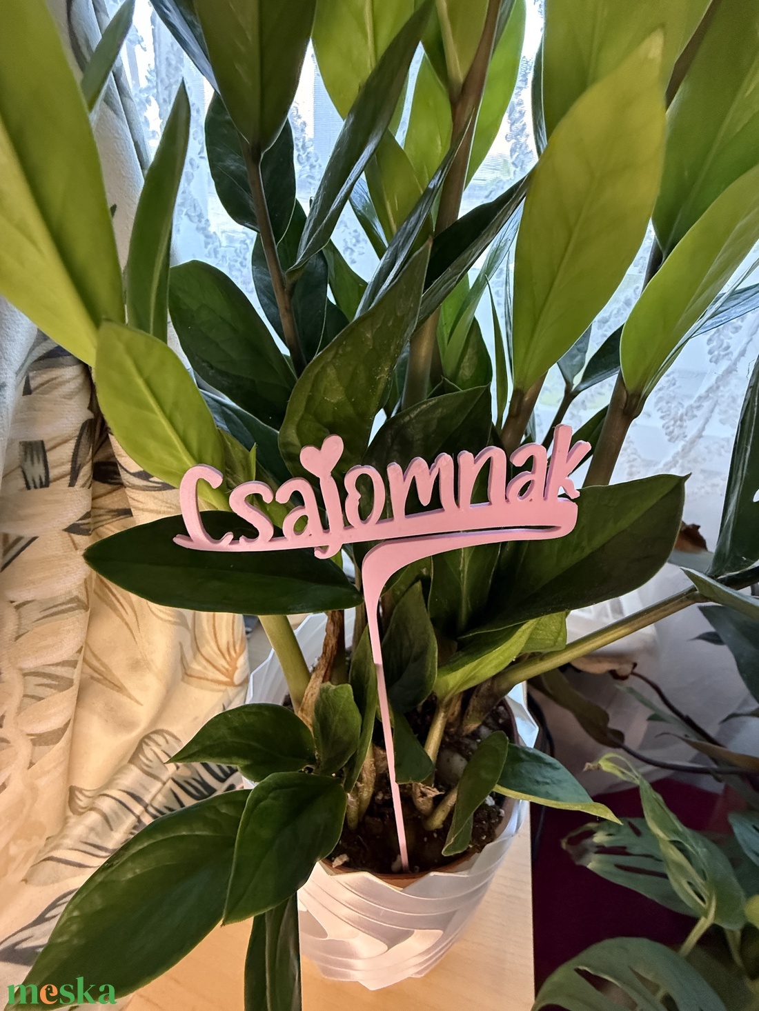 Csajomnak dekor beszúrható felirat - otthon & életmód - virágdekoráció - virágdíszítő kellékek - Meska.hu