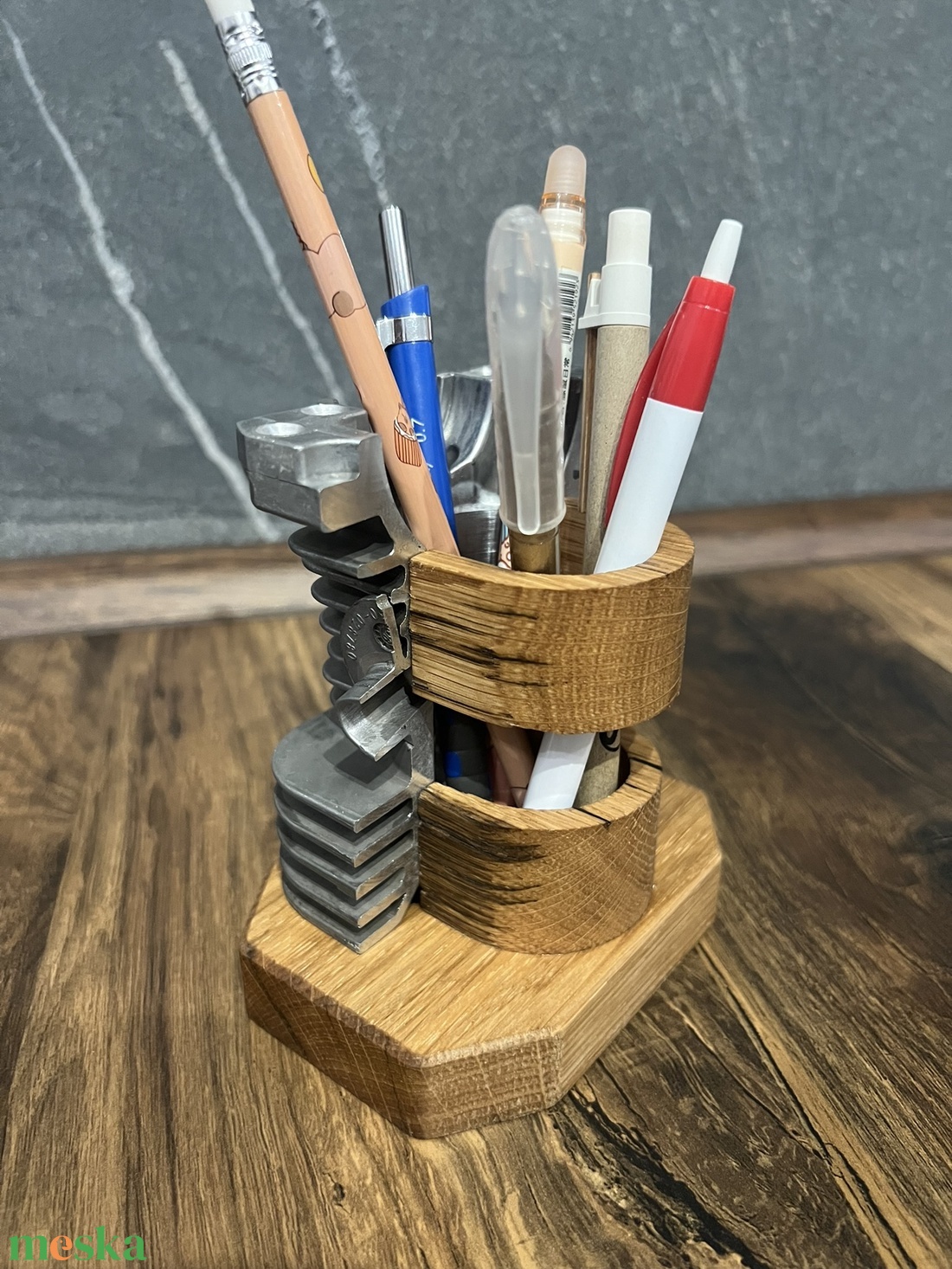 Asztali tolltartó - otthon & életmód - dekoráció - asztal és polc dekoráció - asztaldísz - Meska.hu