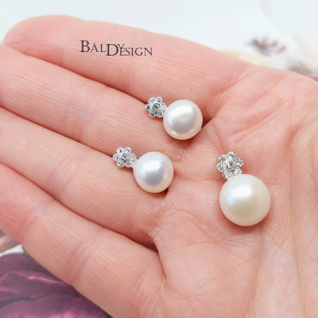 Gyöngyös ezüst szett - ékszer - ékszerszett - Meska.hu