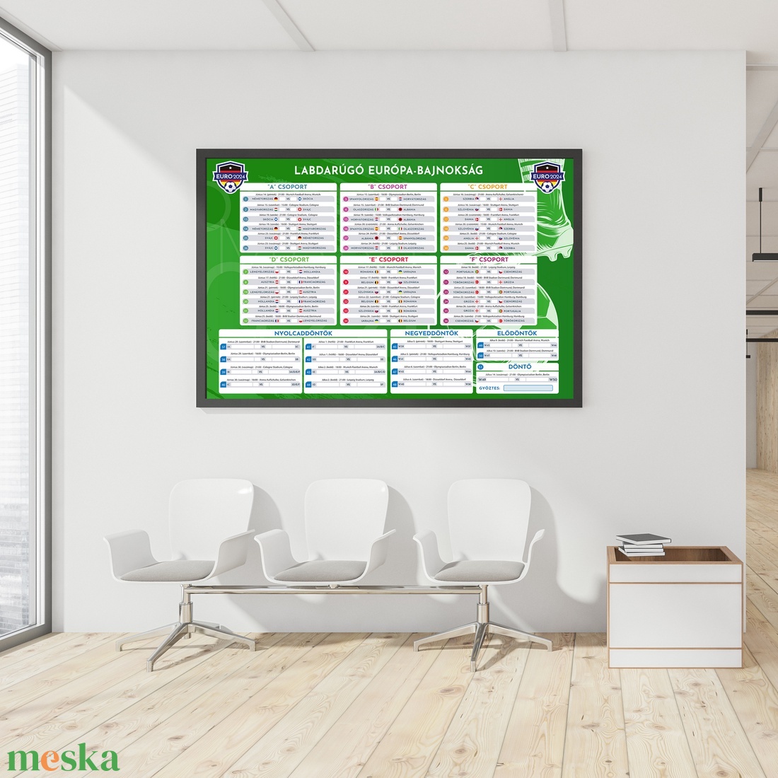 2024 Foci EB Meccs Naptár, Menetrend - magyar nyelvű (GREEN1) - művészet - grafika & illusztráció - digitális - Meska.hu 2024 Foci EB Meccs Naptár, Menetrend - magyar nyelvű (GREEN1) - művészet - grafika & illusztráció - digitális - Meska.hu