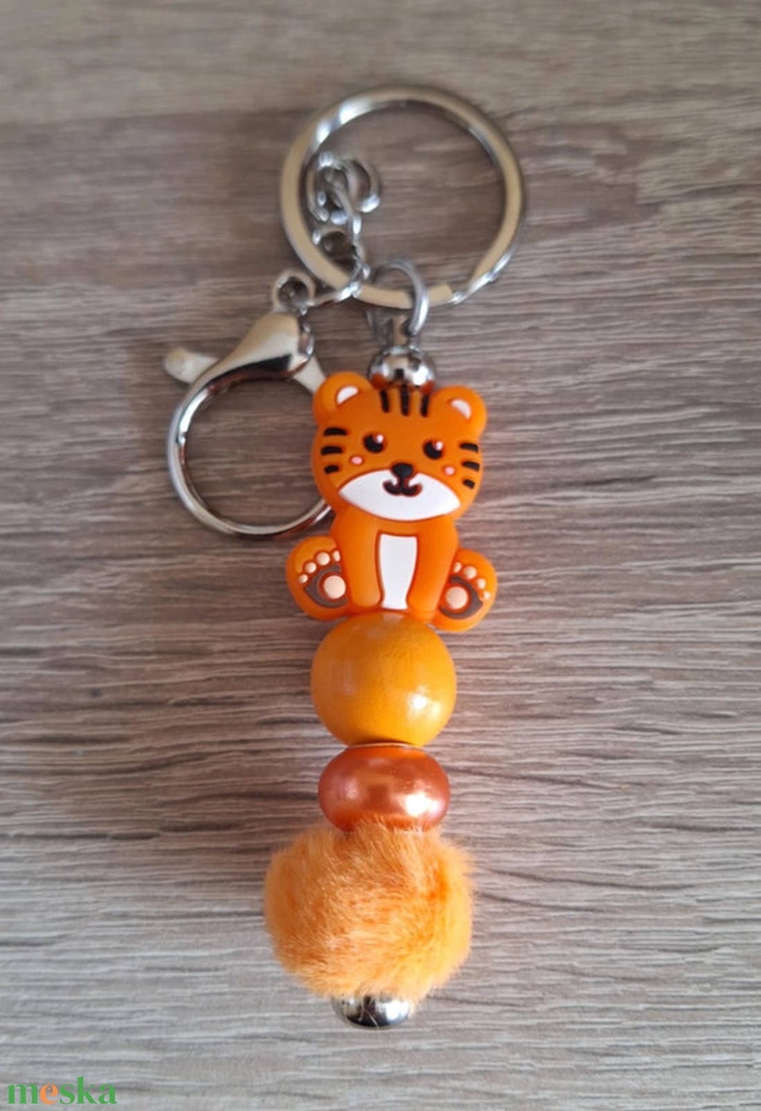 ???? Tigrises kulcstartó - táska & tok - kulcstartó & táskadísz - kulcstartó - Meska.hu