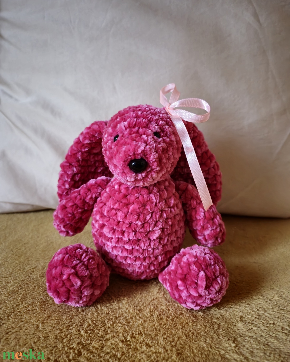 Horgolt zsenília plüssnyuszi (pink) - játék & sport - plüssállat & játékfigura - maci - Meska.hu Horgolt zsenília plüssnyuszi (pink) - játék & sport - plüssállat & játékfigura - maci - Meska.hu