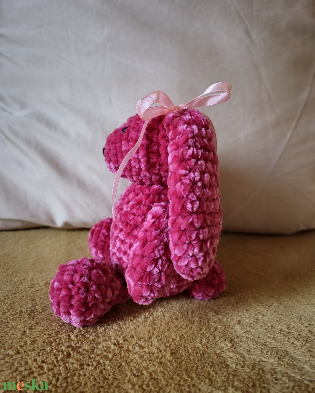 Horgolt zsenília plüssnyuszi (pink) - játék & sport - plüssállat & játékfigura - maci - Meska.hu Horgolt zsenília plüssnyuszi (pink) - játék & sport - plüssállat & játékfigura - maci - Meska.hu