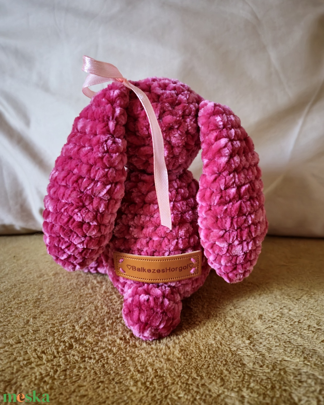 Horgolt zsenília plüssnyuszi (pink) - játék & sport - plüssállat & játékfigura - maci - Meska.hu Horgolt zsenília plüssnyuszi (pink) - játék & sport - plüssállat & játékfigura - maci - Meska.hu