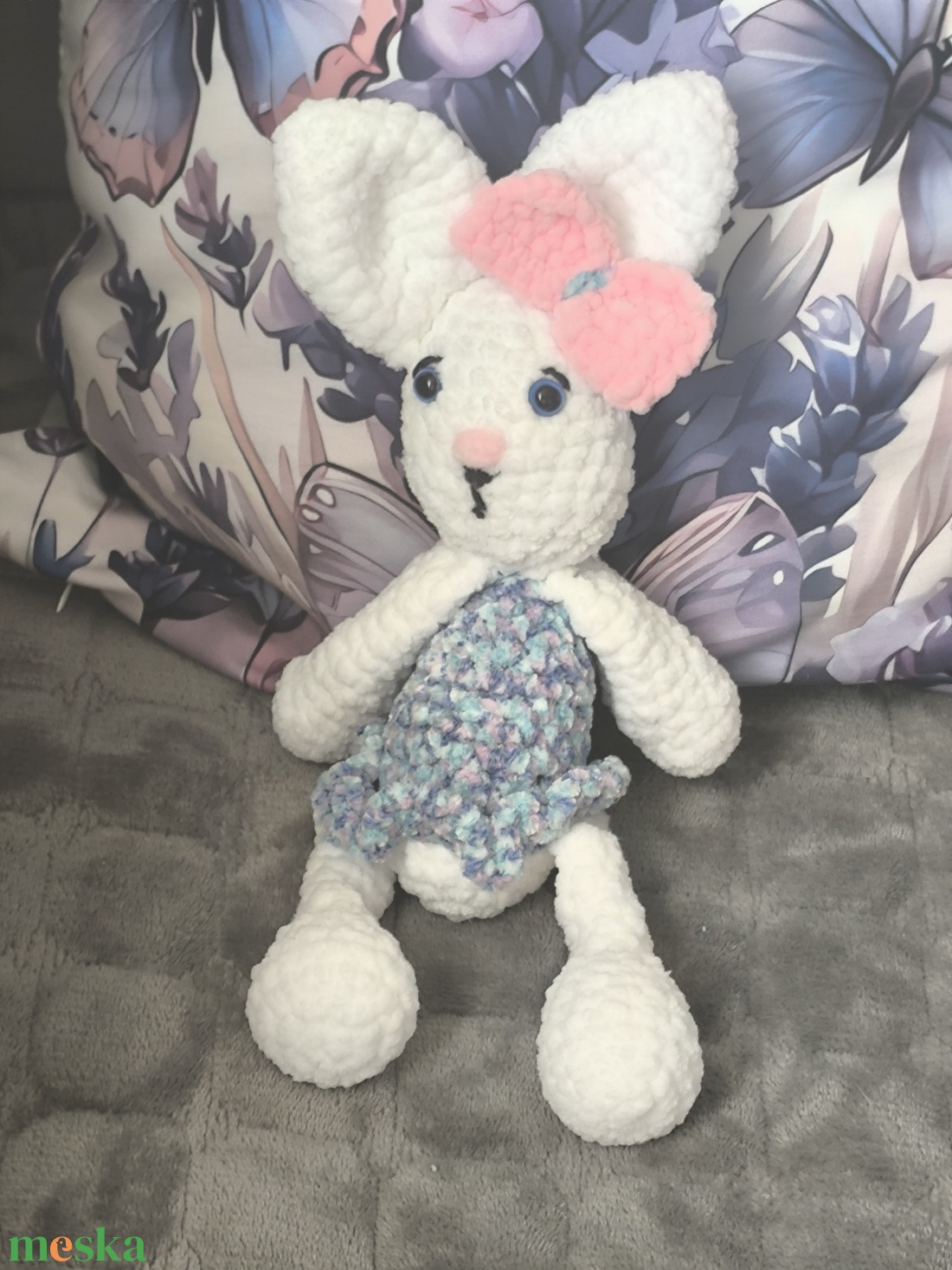 Elza balerina szoknyás nyuszi - játék & sport - plüssállat & játékfigura - nyuszi - Meska.hu